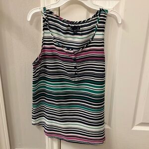 GAP horizontal stripped tank blouse